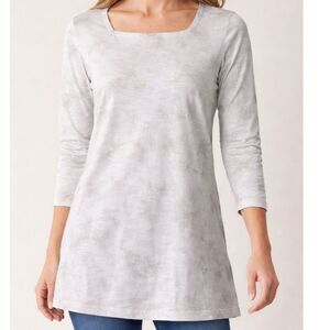 J. Jill Square Neck Tunic Size Medium